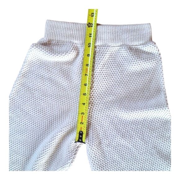 Sincerely Jules Wide Leg Boho Beach Pants Cream Chunky Thermal Knit Cotton XS - Picture 16 of 16